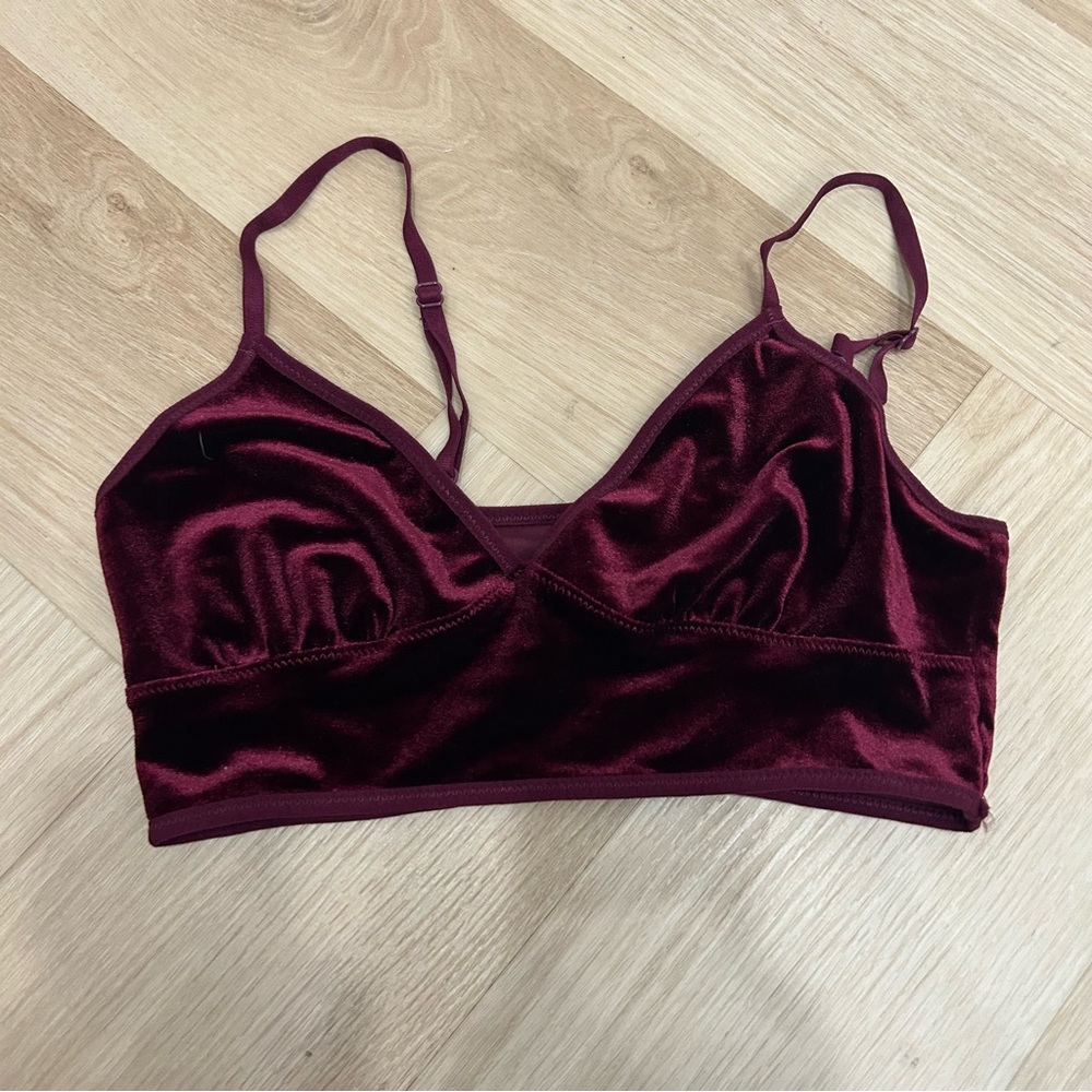 Velvet bralette